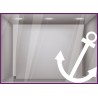 STICKER ANCRE MARINE VITROPHANIE BOUTIQUE MAGASIN VITRINE IDEE DECORATION MER
