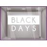 STICKER LETTRAGE ADHESIF AUTOCOLLANT BLACK DAYS FRIDAY VITROPHANIE MAGASIN BOUTIQUE FOURNISSEUR