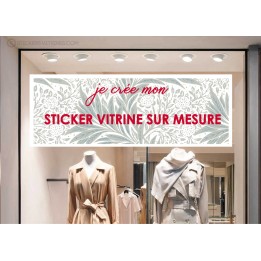 Création de Stickers Vitrines sur mesure: mon Autocollant personnalisé