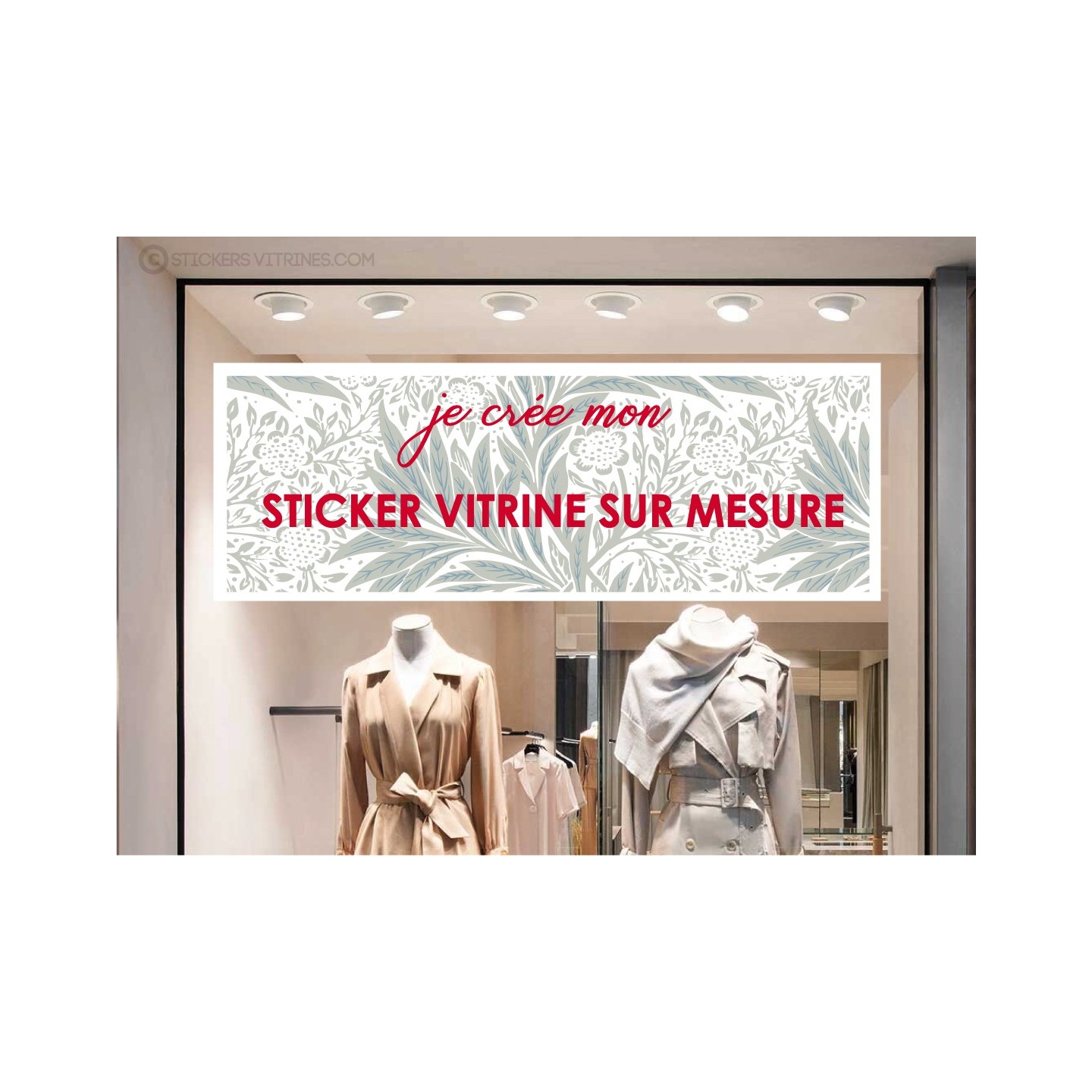 Création de Stickers Vitrines sur mesure: mon Autocollant personnalisé