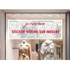 Création de Stickers Vitrines sur mesure: mon Autocollant personnalisé