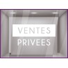 STICKER VENTES PRIVEES LETTRAGE ADHESIF PAS CHER SOLDES MAGASIN