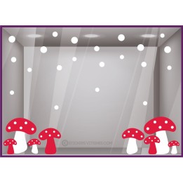 Kit de Stickers Champignons de Noël