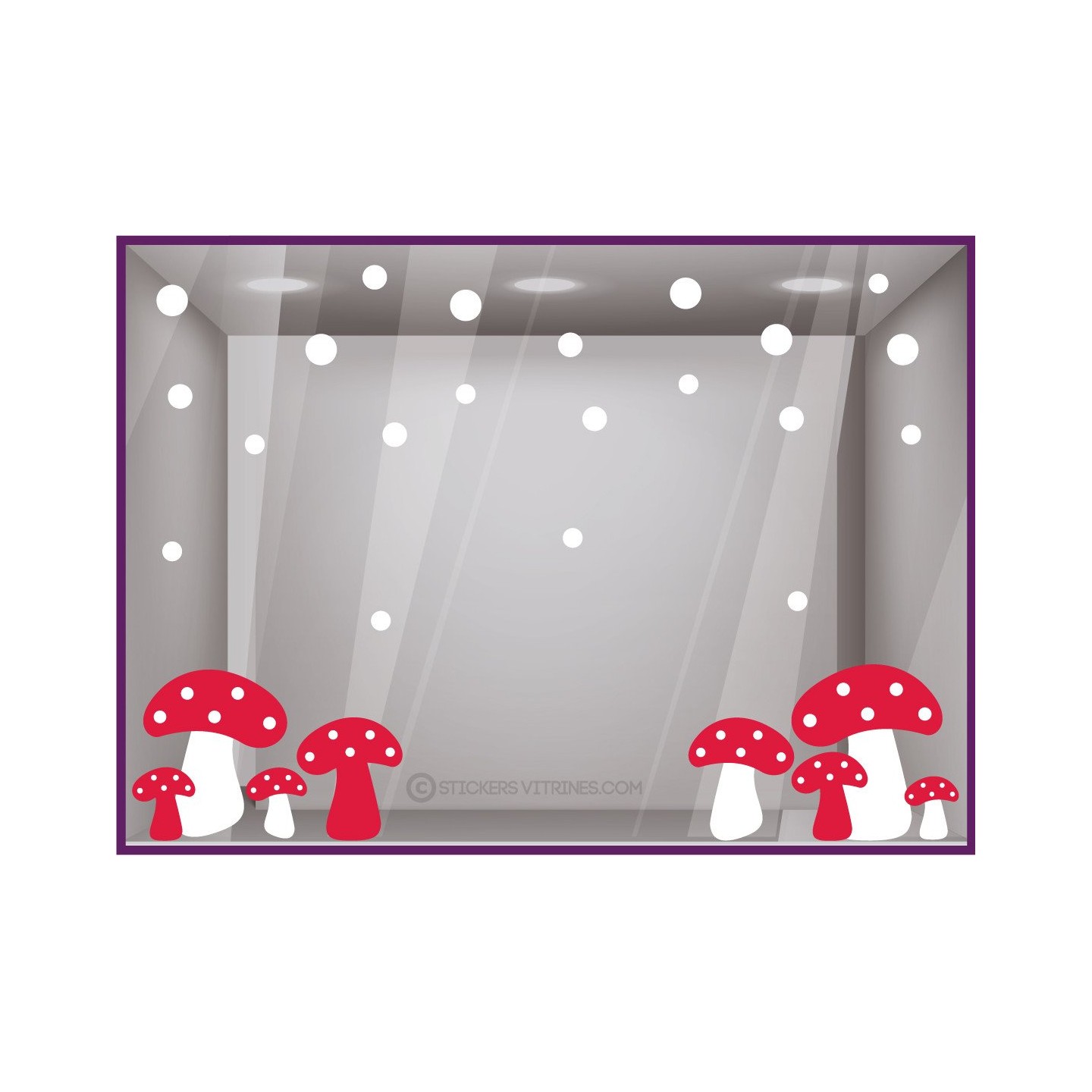 Kit de Stickers Champignons de Noël
