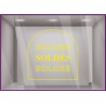 STICKER SOLDES LETTRAGE AUTOCOLLANT VITROPHANIE VITRINE MAGASIN BOUTIQUE FOURNISSEUR