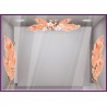 STICKER PAMPA VITROPHANIE DECORATION MERCHANDISING FLEUR  VITRINE MAGASIN AUTOCOLLANT GEANT IMPRIMEUR FABRICANT PRINTEMPS ETE