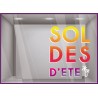 SOLDES AUTOCOLLANT GEANT PUBLICITAIRE PAS CHER VITRINE DE MAGASIN BOUTIQUE FOURNISSEUR FABRICANT CALICOT LETTRAGE ADHESIF