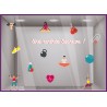 stickers vitrine magasin sport rentree sportive salle cours vitrophanie boutique autocollant lettrage adhésif idee decoration