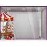 STICKER MANEGE DE NOEL COURROUSEL CERF SAPIN CADEAU VITRINE MAGASIN VITROPHANIE AUTOCOLLANT BOUTIQUE