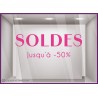 STICKER SOLDES LETTRES AUTOCOLLANTES VITROPHANIE FOURNISSEUR CALICOT LETTRAGE ADHESIF PAS CHER