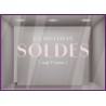 STICKER LETTRAGE ADHESIF SOLDES AMOUR VITROPHANIE CALICOT SIGNALETIQUE VITRINE MAGASIN BOUTIQUE