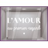 sticker amour au premier regard st valentin vitrine boutique magasin idee deco pas cher lettrage adhesif