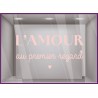 sticker alour au premier regard lettrage adhesif saint valentin magsin boutique fleuriste opticien bijouterie fabricant