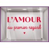 vitrophanie amour au premier regard vitrine magasin boutique commerce pas cher imprimeur fabricant sticker calicot signaletique