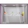 Sticker Nouvelles Collections Feuilles d'Automne VITRE DECORATION COMMERCE LETTRAGE ADHESIF