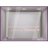 Sticker le plus beau regard du monde est celui de maman pour  vitrine de magasin, centre d'esthetique et coiffeur