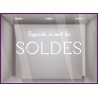 STICKER REGARDE CE SONT LES SOLDES IDEE DECO POUR VITRINE OPTICIEN MAGASIN FOURNISSEUR LETTRES AUTOCOLLANTES