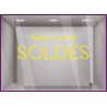 STICKER REGARDE CE SONT LES SOLDES OPTICIEN IDEE DECORATION MERCHANDISING LETTRAGE ADHESIF PAS CHER FOURNISSEUR