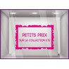 Sticker Petits Prix sur Collection d'Été DEVANTURE MAGASIN BOUTIQUE ADHESIF DECORATION