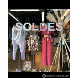 STICKER LETTRAGE ADHESIF IMPRESSION MOTIF LIBERTIE MAGASIN BOUTIQUE VITRINE AUTOCOLLANT ADHESIF