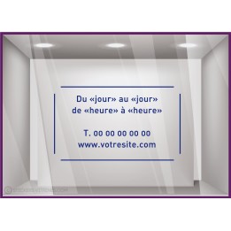Sticker-Horaires-Cadre-personnaliser-bar-restaurant-bistro-vitrophanie-vitrine-boutique-lettrage adhesif
