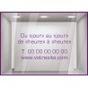 Sticker-Horaires-Classique a personnaliser-vitrine-cafe-lettrage adhesif-texte autocollant-devanture