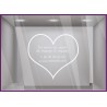 Sticker Horaires Coeur `a personnaliser