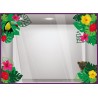 Kit de Stickers Jungle Tropicale ete mode parfumerie calicot vitrophanie autocollant publicitaire enseigne devanture commerce
