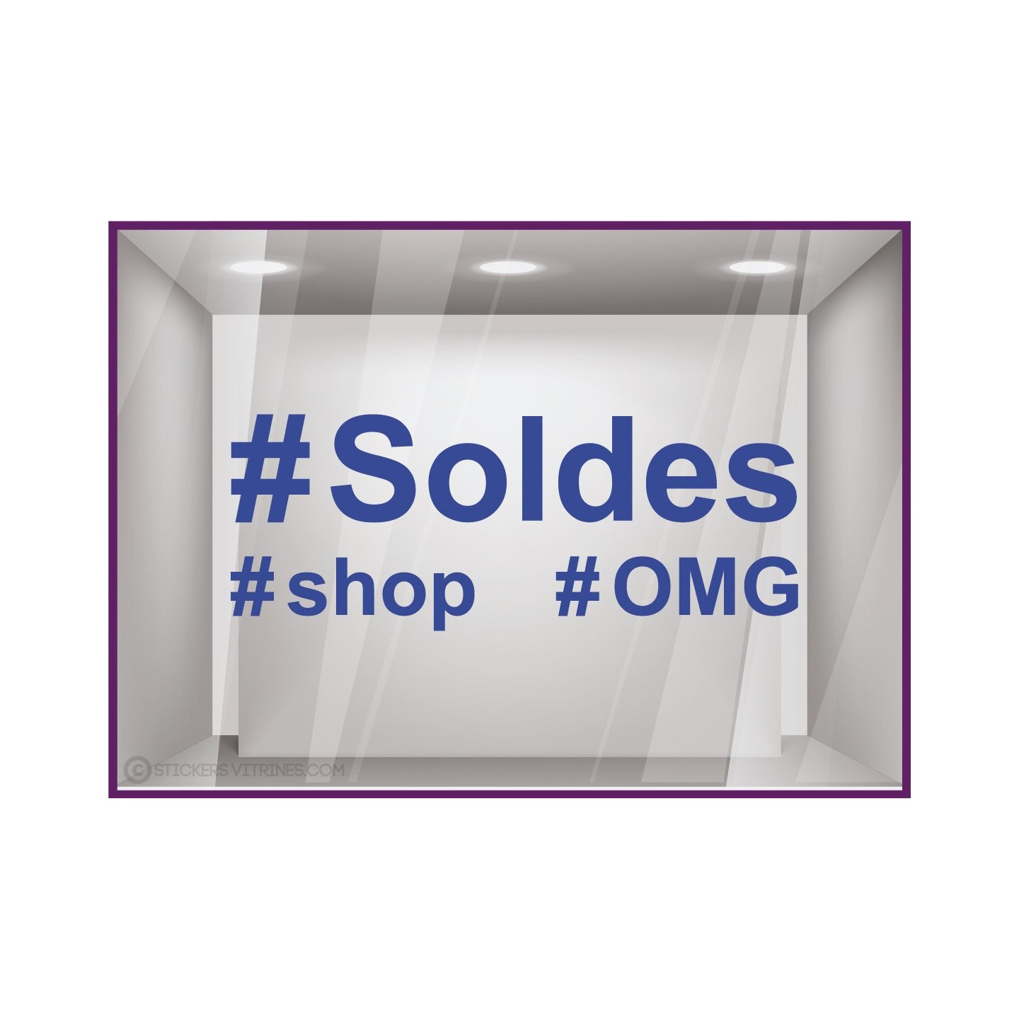 Sticker Soldes Hashtag promotion offre promotionnelle promo destockqge brqderie liquidation demarque ete hiver lettrage