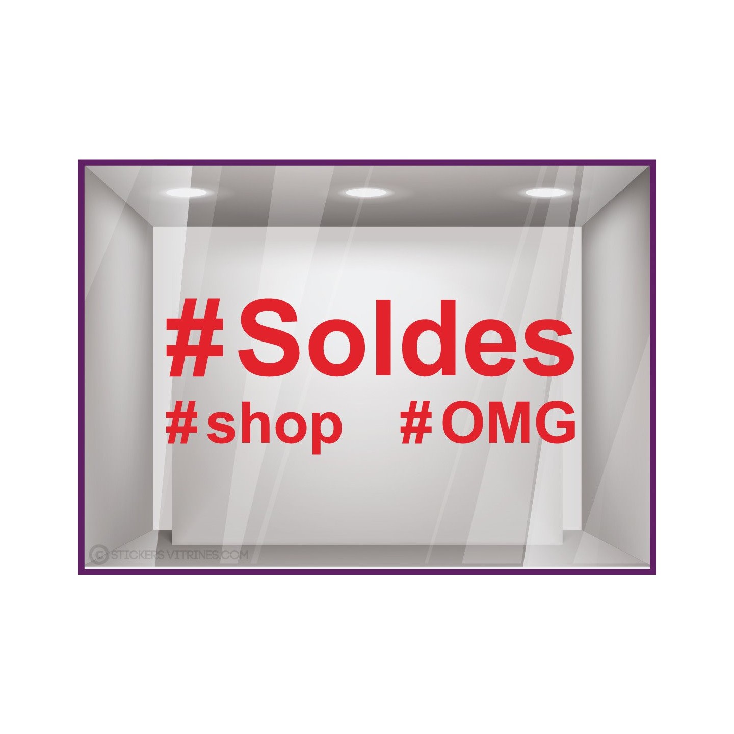 Sticker Soldes Hashtag promotion offre promotionnelle promo destockqge brqderie liquidation demarque ete hiver lettrage