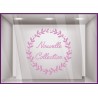 Sticker Couronne Nouvelle Collection lettrage adhesif autocollant calicot vitrophanie devanture vitrine decoration mode vitre