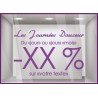 Sticker Promos Journées Douceur a personnaliser COMMERCE DECORATION VITRINE AUTOCOLLANT