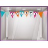 Vitrophanie pour devanture Stickers Soldes Fanions promotion promo destockage braderie liquidation demarque pourcentage lettrage