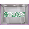 Calicot pour boutique Sticker Soldes Tropical ete promotion offre promotion destockage braderie liquidation vitrophanie mode
