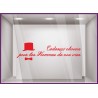 Sticker Cadeau choisi Homme fete des peres papas mode accessoires chapeau lettrage adhesif texte autocollant caviste