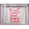 Sticker Cadeau idéal pour Papa fete des peres papas mode parfumerie accessoire chaussure lettrage adhesif calicot