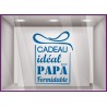 Sticker Cadeau idéal pour Papa fete des peres papas mode parfumerie accessoire chaussure lettrage adhesif calicot