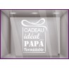 Sticker Cadeau idéal pour Papa fete des peres papas mode parfumerie accessoire chaussure lettrage adhesif calicot