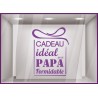 Sticker Cadeau idéal pour Papa fete des peres papas mode parfumerie accessoire chaussure lettrage adhesif calicot