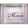 Sticker Maman couverte de cadeaux fete des meres maman mode institut beaute bijouterie fleuriste parfumerie calicot vitrophanie 