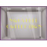 Sticker Nouvelle Collection etoiles vitrine devanture magasin boutqie mode lettrage adhesif calicot autocollant vitre