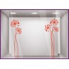 Kit de Stickers Grandes Fleurs Printemps Vitrophanie Adhesifs Magasin Idee decoration 