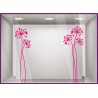 Kit de Stickers Grandes Fleurs Printemps Vitrophanie Adhesifs Magasin Idee decoration 