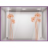 Kit de Stickers Grandes Fleurs Printemps Vitrophanie Adhesifs Magasin Idee decoration 
