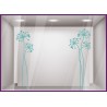 Kit de Stickers Grandes Fleurs Printemps Vitrophanie Adhesifs Magasin Idee decoration 