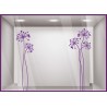 Kit de Stickers Grandes Fleurs Printemps Vitrophanie Adhesifs Magasin Idee decoration 