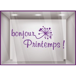 Sticker Bonjour Printemps !