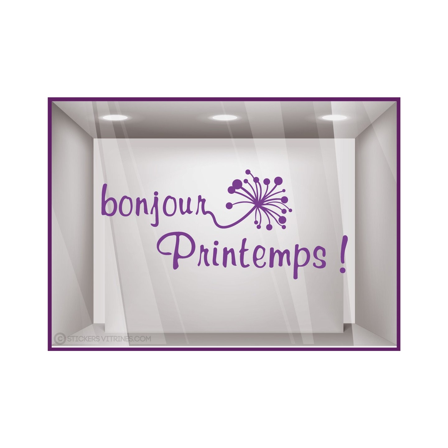 Sticker Bonjour Printemps !