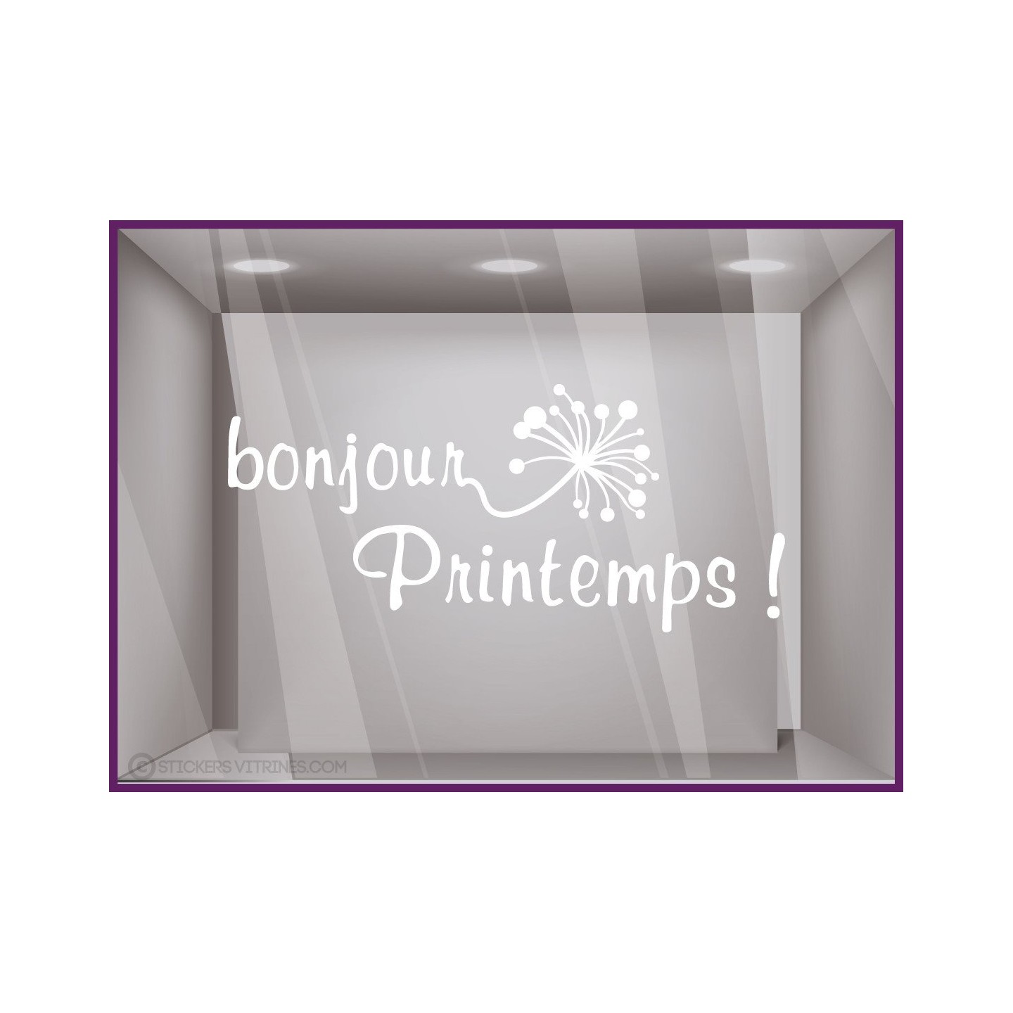Sticker Bonjour Printemps !