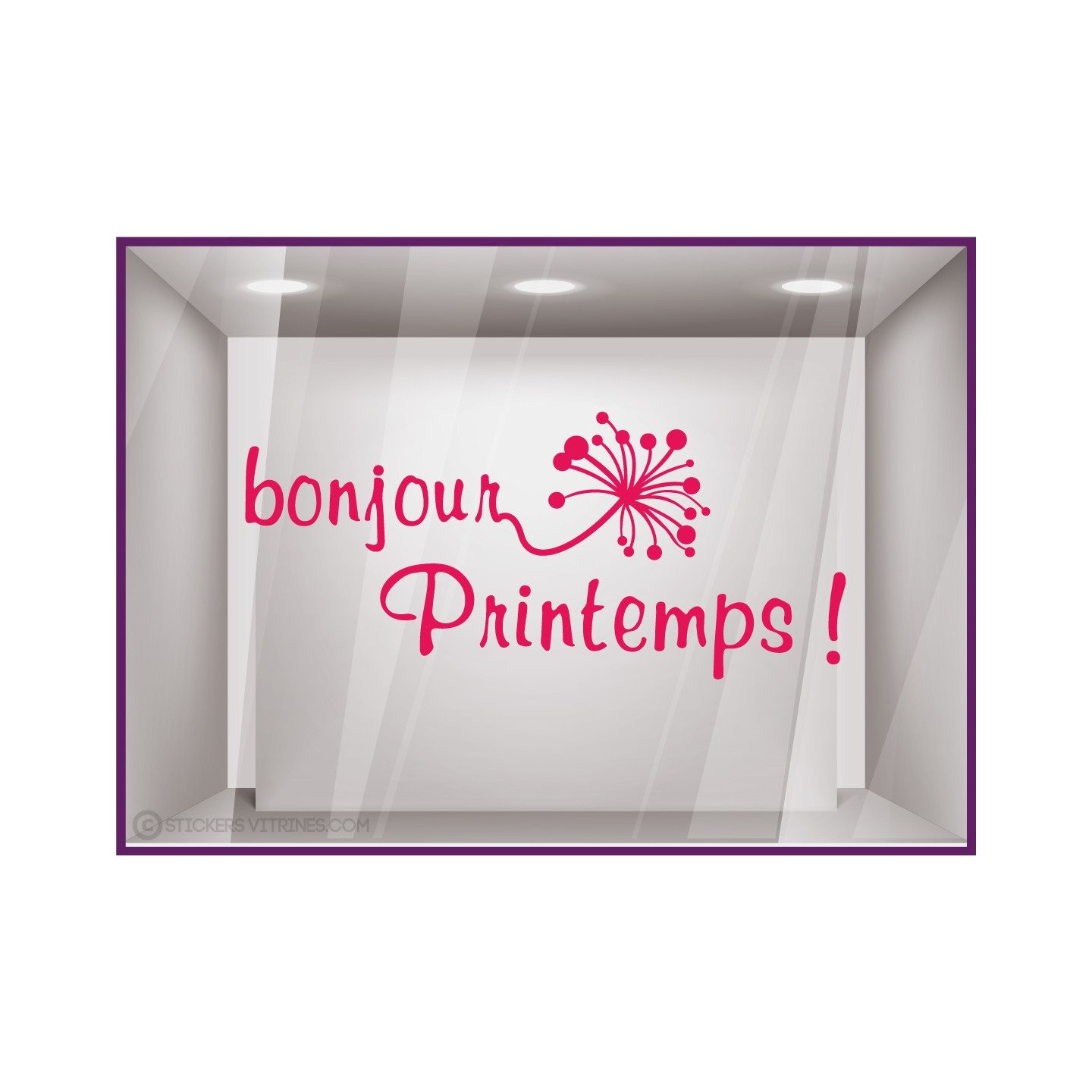 Sticker Bonjour Printemps !